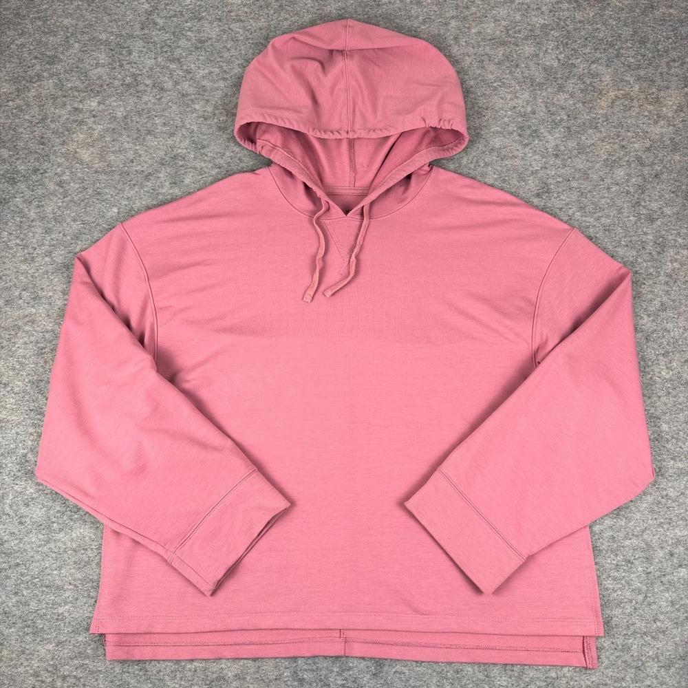 Nike‎ Yoga Dri Fit Oversized Hoodie Pullover Pink Womens Medium M